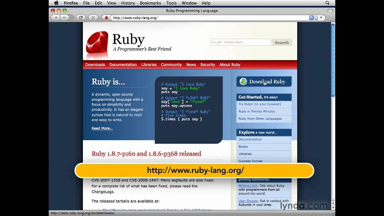 Ruby For Mac Install
